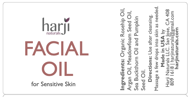 Facial Oil (for sensitive skin)