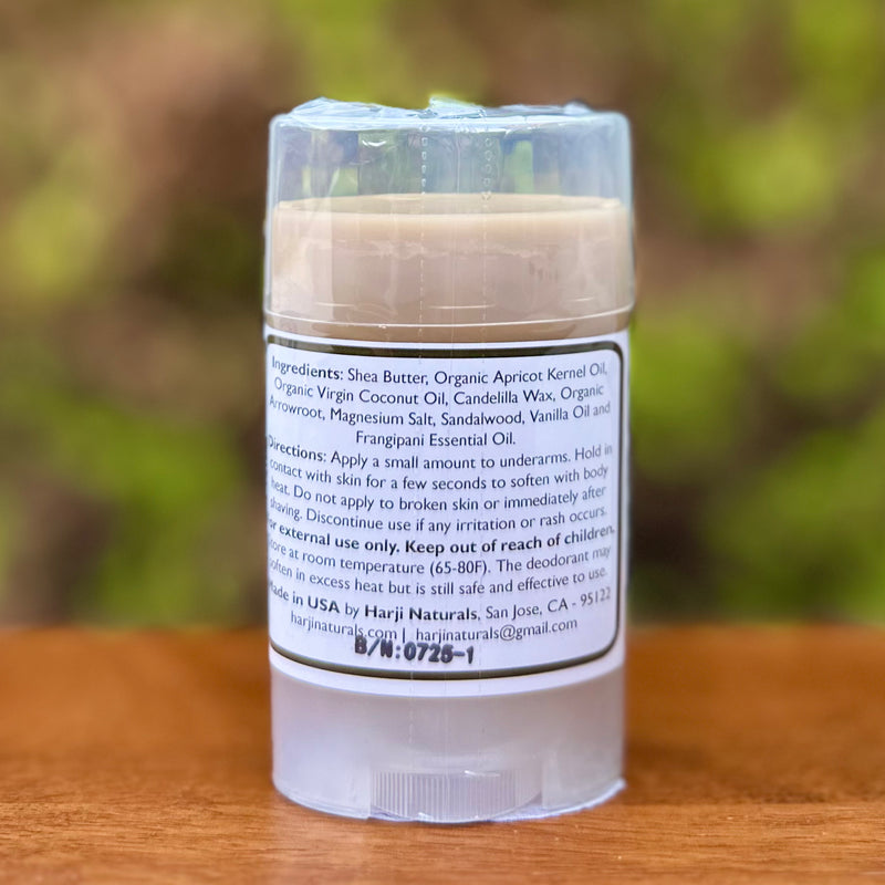 Deodorant - Sandalwood Vanilla (2.2Oz)