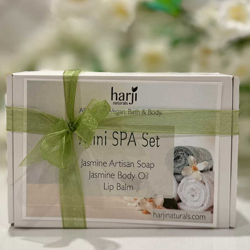 Mini SPA Set - Soap, Small Body Oil (2.5oz) and Lip Balm Tube