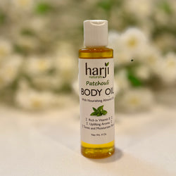 Body Oil with Nourishing Almond Oil - Patchouli