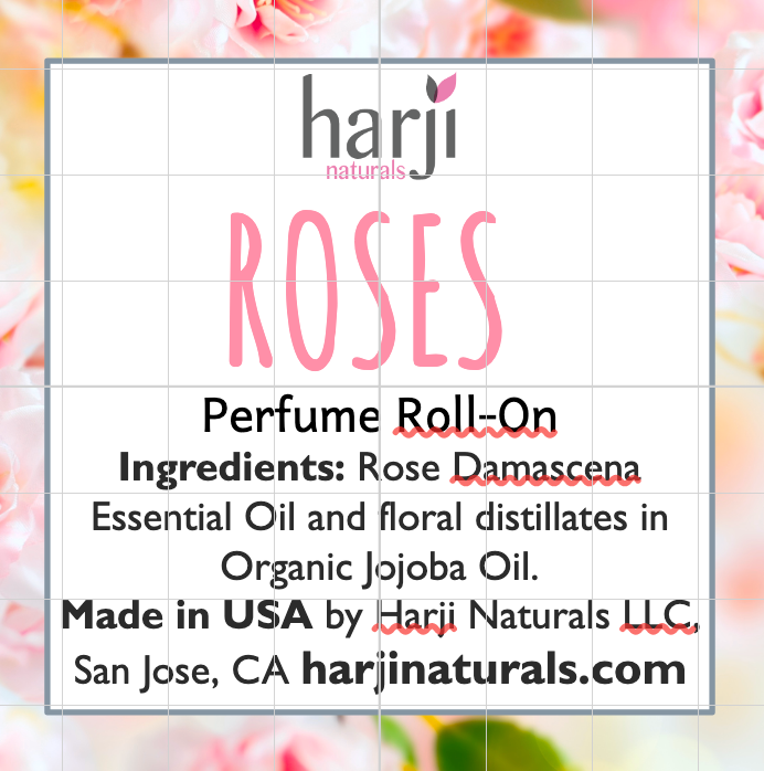 Perfume Roll-On - Lavender, Rose, Jasmine, Sandalwood