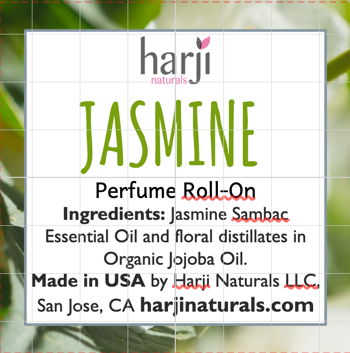 Perfume Roll-On - Lavender, Rose, Jasmine, Sandalwood