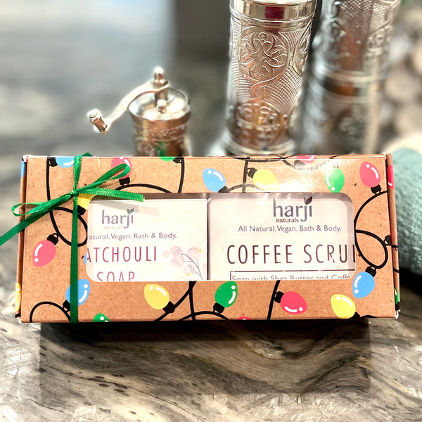 Two Soaps in Holiday Gift Box